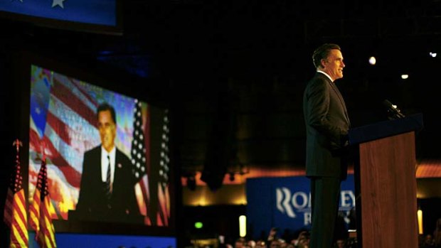 Concession speech ... Mitt Romney.
