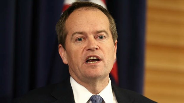 Campaign: Opposition Leader Bill Shorten.