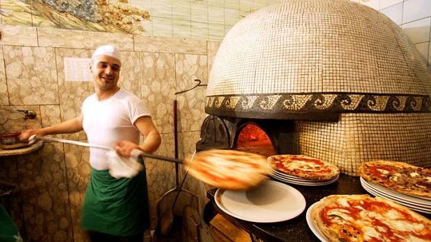 Simple tastes ... Naples' ovens are wood fired.
