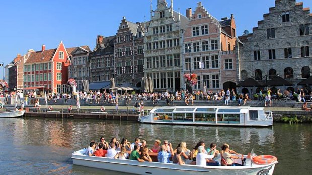 Rich history: Ghent waterways.