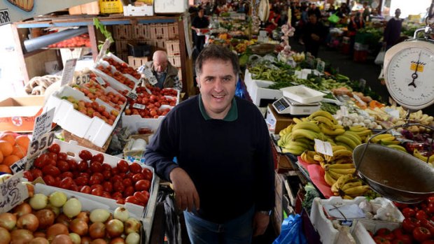 Victoria Market stallholder John Pontelandolfo says traders are increasingly frustrated.