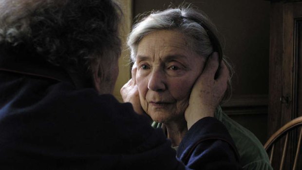 Best foreign film winner ... Amour, starring Emmanuelle Riva and Jean-Louis Trintignant.