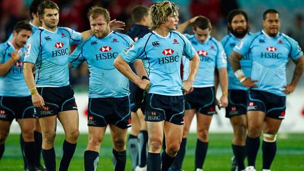 Disappointed ... will things look up for the Waratahs in their last game of the regular season?