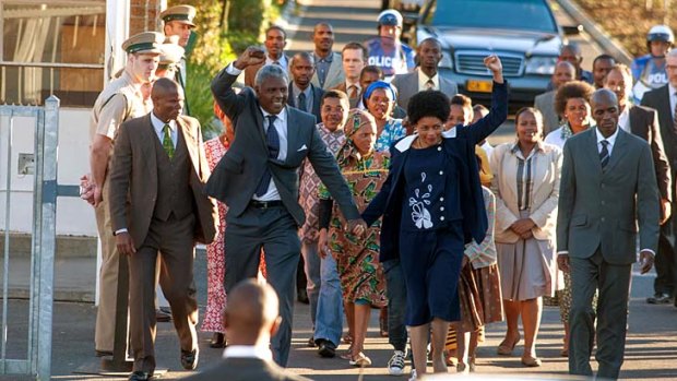 Power couple: Idris Elba and Naomie Harris as Nelson and Winnie Mandela.