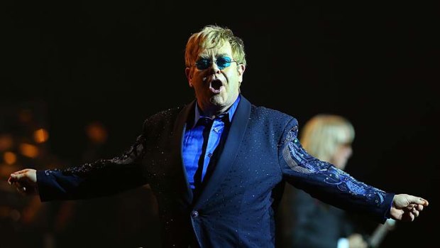 Elton on song.