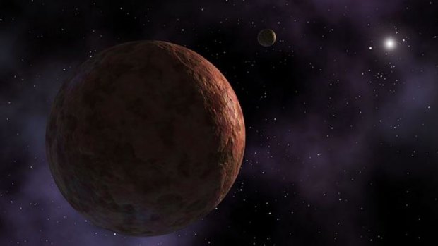 An artist's impression of Sedna, discovered in 2003.