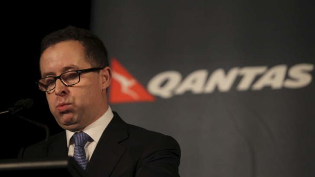 Alan Joyce: chasing a 10 per cent reduction in costs.