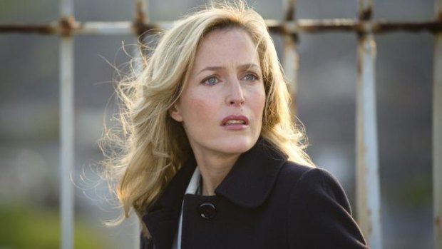 On edge: Gillian Anderson stars as a detective with as many psychological issues as her quarry in The Fall.