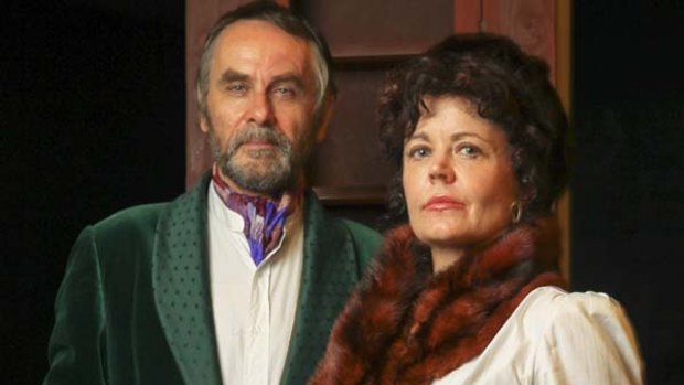 Michele Williams and Phil Roberts in <i> The Cherry Orchard</i>.
