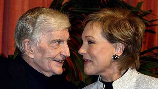 Blake Edwards with Julie Andrews.