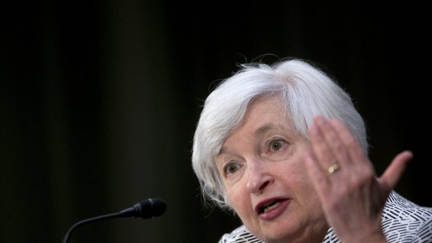 US Federal Reserve chair Janet Yellen. 