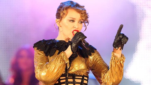 Especially for you: Kylie Minogue played a corporate gig in the Middle East for reportedly close to $2 million.