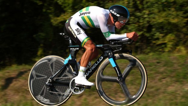 Richie Porte in action in Florence last month.
