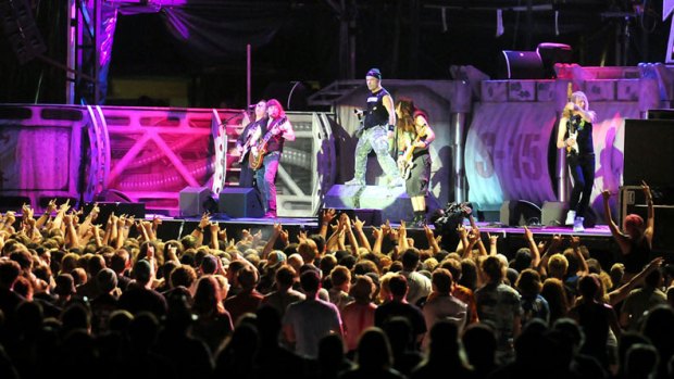 Iron Maiden maintained their legacy on stage at the Soundwave Festival, Brisbane.