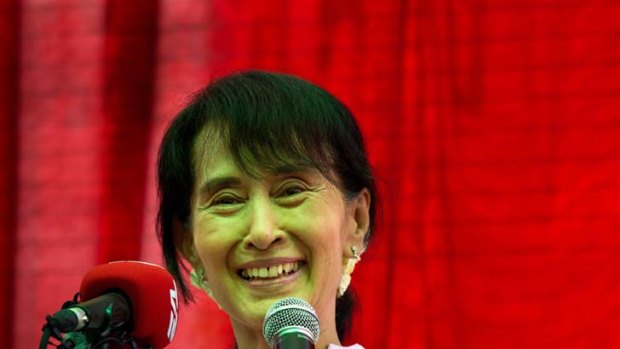 Pro-democracy leader Aung San Suu Kyi.