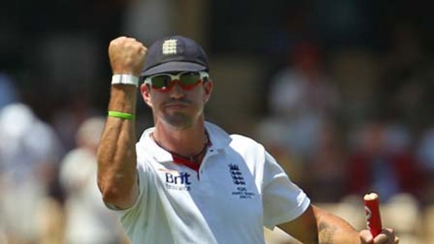 Kevin Pietersen... with bat in hand, he frightens as much as he infuriates.