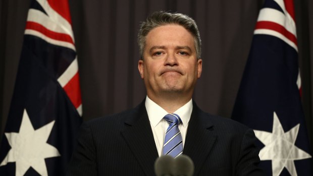 Under pressure to find a compromise: Finance Minister Senator Mathias Cormann.