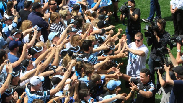 Sharks mania: Cronulla are hoping to upgrade their home ground to increase capacity to 25,000 to ease the burden of an expected rush for memberships and season tickets following their grand final win.
