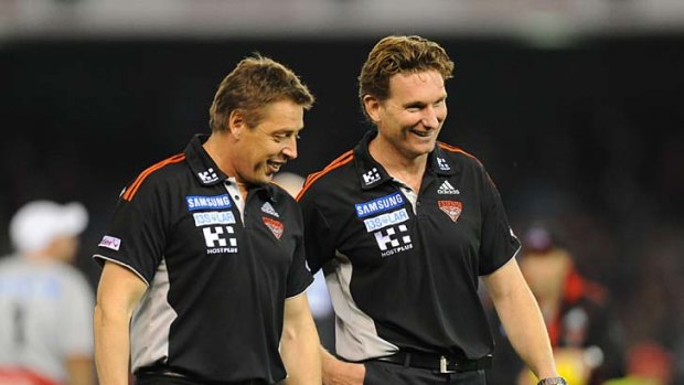James Hird and Mark Thompson like, respect and importantly trust each other.