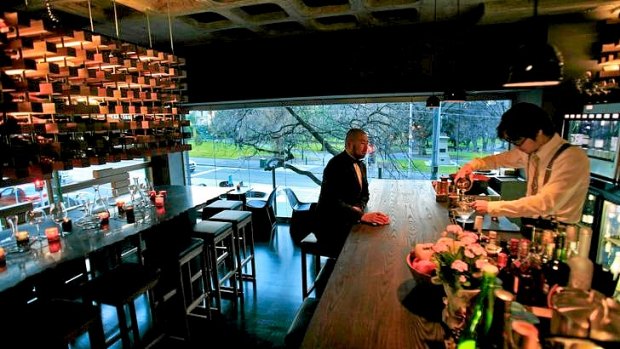 Melbourne's classiest new bar: Hihou in Flinders Lane.
