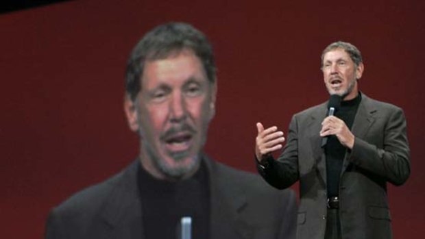 Oracle Corporation founder and chief executive Larry Ellison.