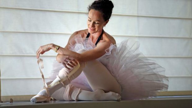 Dancing for joy: Lucinda Dunn.