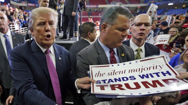 Mass appeal: Do Trump's supporters care if he contradicts himself? 