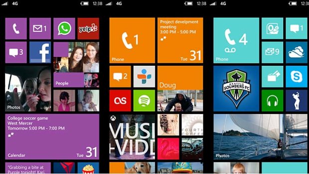 Microsoft hopes the way you can customise the start screen in Windows Phone 8 will lure consumers to its platform.