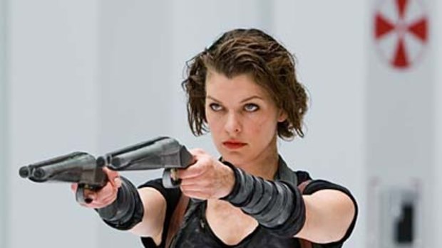 Action figure ... Milla Jovovich in Resident Evil: Afterlife.
