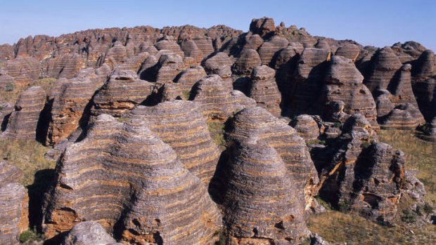 Sandstone formations in the Bungle Bungles.