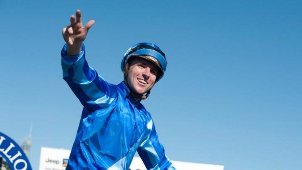 Gone too soon: Nathan Berry celebrates the biggest win of his career in January.  He died less than three months later.