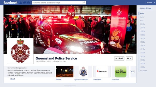 The Queensland Police Service Facebook page.