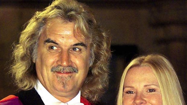 Pamela Stephenson-Connolly with husband, comedian Billy Connolly.