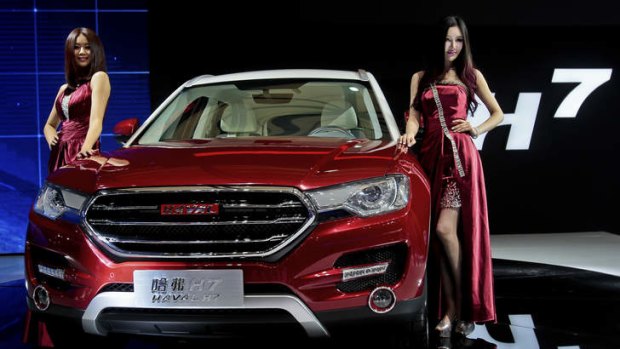 Bigger sells better: Great Wall was among the companies unveiling SUVs at the Shanghai motor show.
