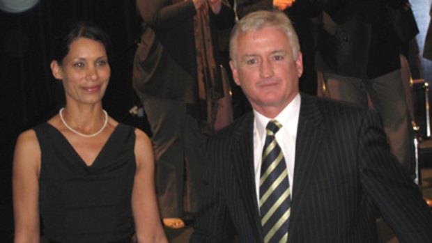 Annemarie and Alan Carpenter at the launch of Labor's election campaign.