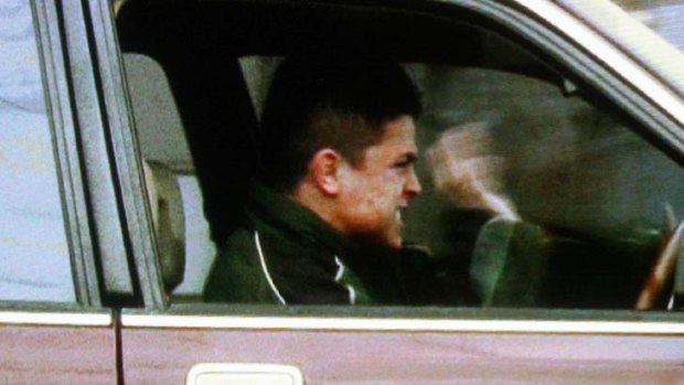 In his acting days ... Omar Baladjam in the ABC series <em>Wildside</em> driving a getaway car in a police chase scene from 2008.