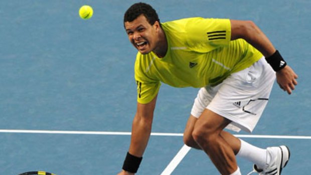 French force ... runner-up in the 2008 Australian Open final against Novak Djokovic, Jo-Wilfried Tsonga is ready for payback against the Serb today.