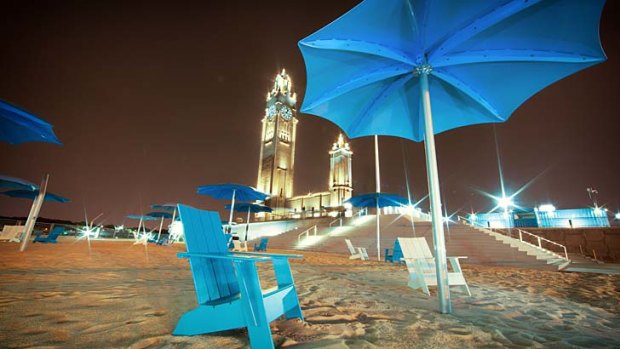 Montreal, the biggest French-speaking city outside Paris, this summer unveiled its own urban beach.