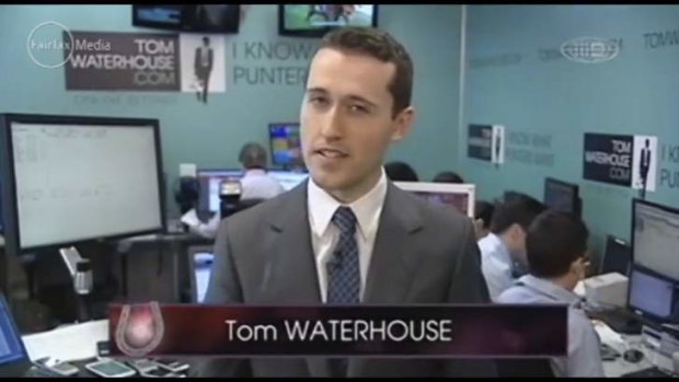 Tom Waterhouse on Channel Nine.