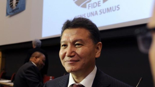 Kirsan Ilyumzhinov, after his re-election as president of the World Chess Federation.
