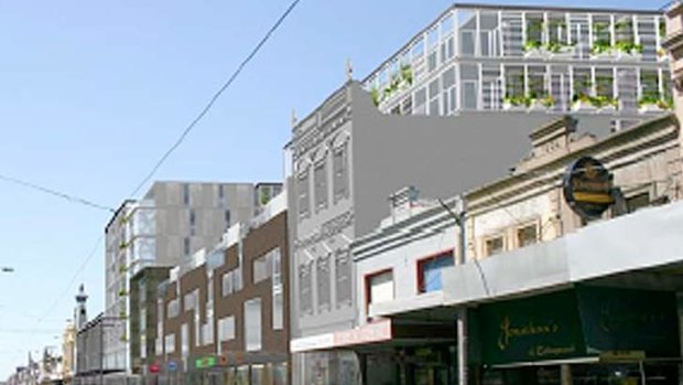 A 2005 draft of the Smith St development.