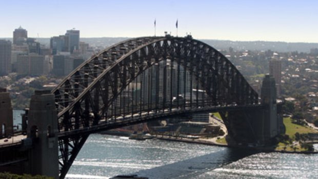 Sydney's famous Harbour Bridge.