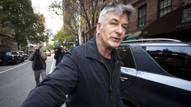 Actor Alec Baldwin was arrested in New York for riding his bicycle in the wrong direction on a one-way street and acting "in a violent, threatening manner" toward police officers, officials said.