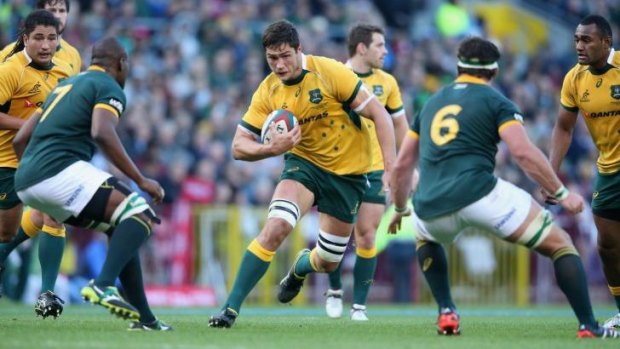 Under a cloud: Wallabies forward Rob Simmons is in doubt for Australia’s clash with Argentina.