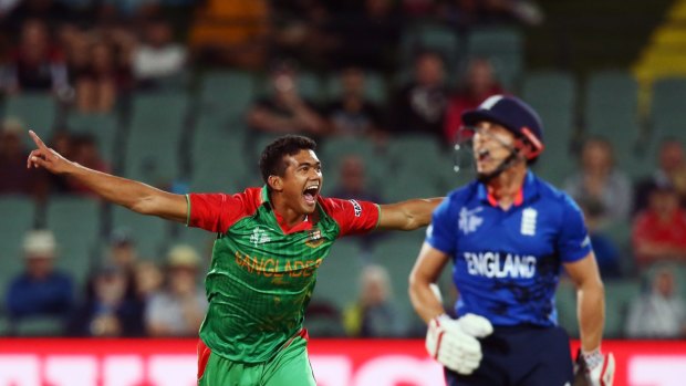 WHO'S NEXT?: Bangladesh bowler Takin Ahmed is eyeing an eighth straight defeat of the Black Caps in Hamilton on Friday.

