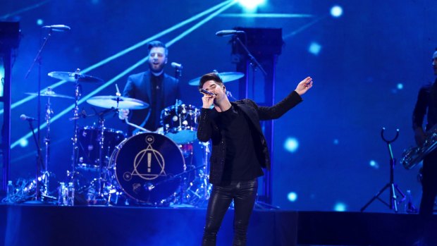 Brendon Urie proved energetic during Panic! at the Disco's Sydney show.