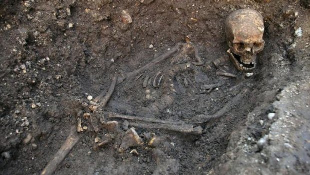 Mystery solved: The remains of King Richard III, found underneath a car park in Leicester.
