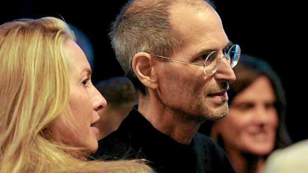 Laurene Powell Jobs with Steve Jobs at the Apple Worldwide Developers Conference in San Francisco in June 2011.