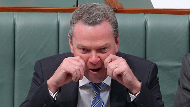"Mr Pyne blamed journalists for getting confused about his pre-election commitments on school funding".
