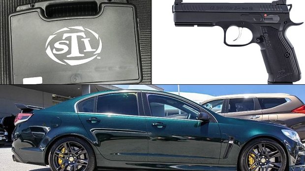 Police are looking for this car after guns stolen from a business in Perth's south east.